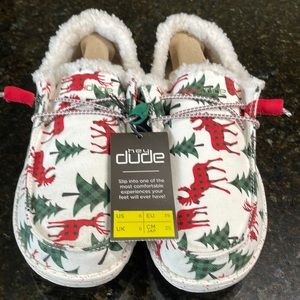 Hey Dudes Wendy Woodland Buffalo Plaid